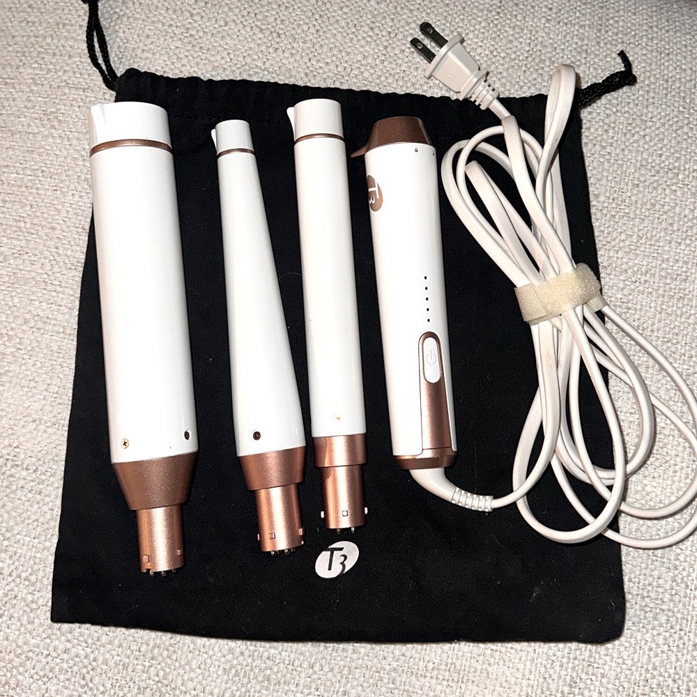 T3 Whirl Trio Interchangeable Styling Wand Set